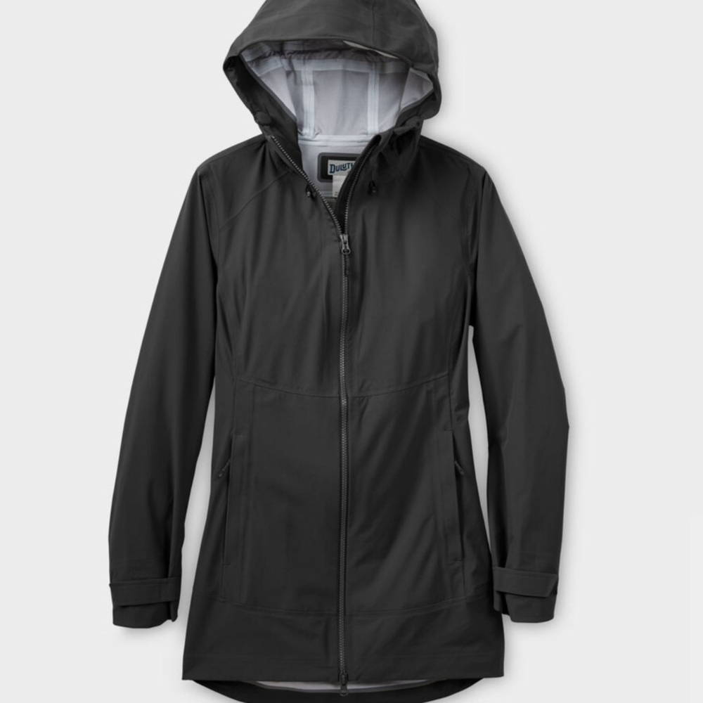 Duluth Trading Co Women'sHooded Rain Jacket , Size S, M, L